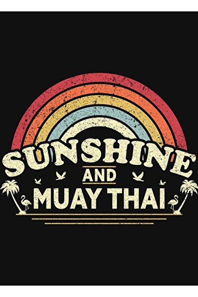 Universal Sunshine, imprimeu Muay Thai pentru bărbați sau femei. Poster din l...