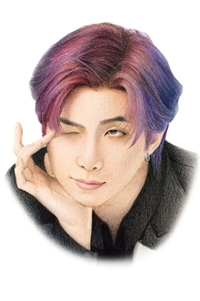 Universal Κιμ Ναμτζόν Ξύλινη Αφίσα Τέχνης Διακοσμητική Κωδικός4548