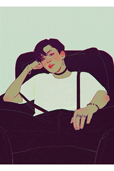 Universal Πίνακας Πατέρας Τζιμίν, Ξύλινη Διακοσμητική Αφίσα Κωδ.4665