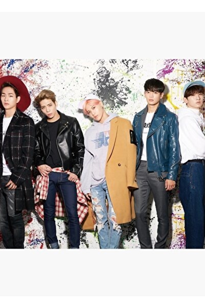 Universal Shinee Art Painting Ξύλινη Διακοσμητική Αφίσα Κωδικός4255