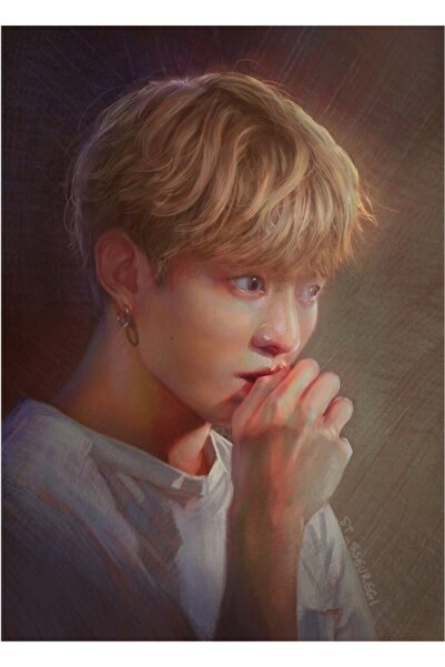 Universal Jungkook, Ξύλινη Ξανθιά Ξύλινη Αφίσα Διακοσμητική Κωδικός3090