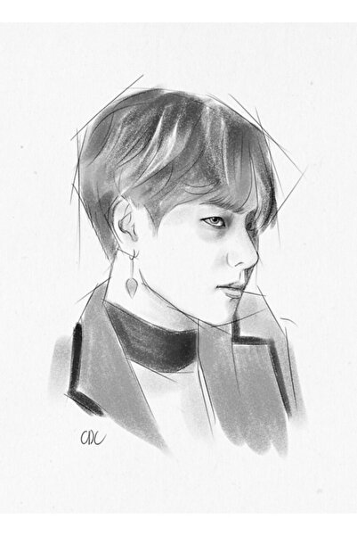 Universal Taehyung Ψηφιακός Πίνακας Σχεδίων Ξύλινη Διακοσμητική Αφίσα Κωδικός...