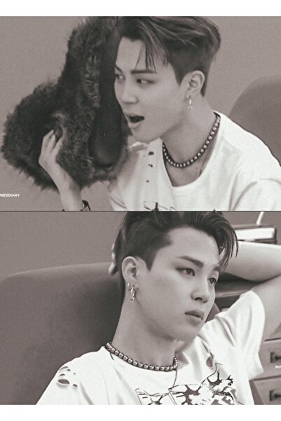 Universal Jimin Grey Αισθητικός Πίνακας Ζωγραφικής Ξύλινη Διακοσμητική Αφίσα ...