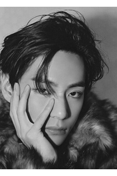 Universal Φωτογράφιση Ταεχιούνγκ σε μαύρο και λευκό. Επιτραπέζια Ξύλινη Αφίσα...