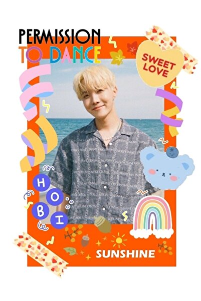 Universal Jhope Ptd Ξύλινη διακοσμητική αφίσα με κάρτα φωτογραφιών, Κωδικός1845