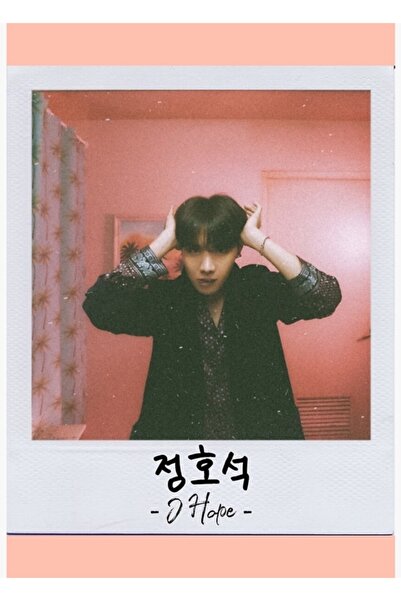 Universal J-hope Ξύλινη Διακοσμητική Αφίσα Polaroid με Κωδικό 3754