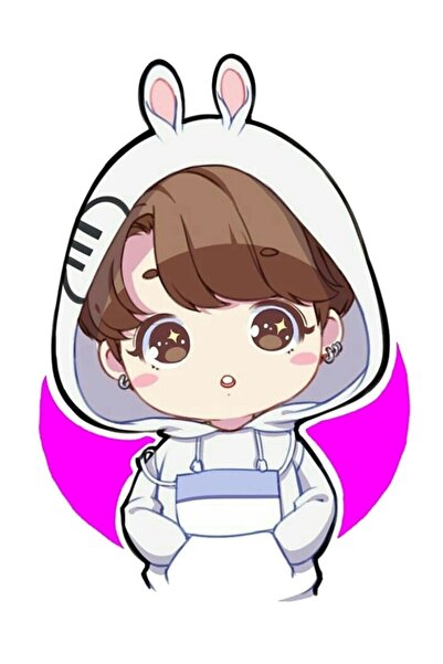 Universal Εικονογράφηση έργων τέχνης Jungkook Ζωγραφική Ξύλινη αφίσα Διακοσμη...