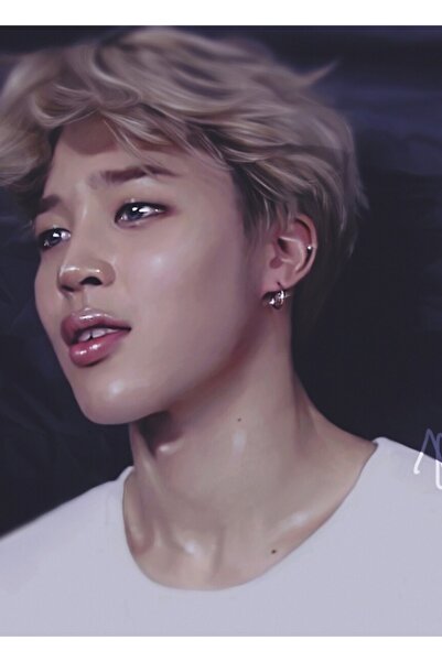 Universal Poster decorativ din lemn cu pictură Park Jimin Cod4688