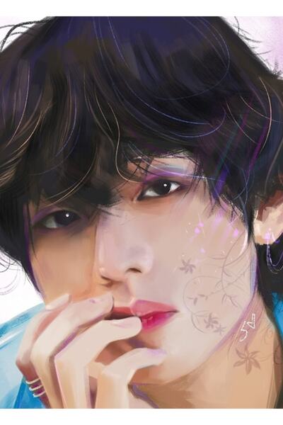 Universal Poster decorativ din lemn Taehyung Kod5121
