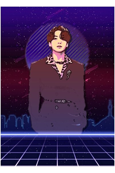 Universal Αφίσα 80's Season's Greetings (jungkook) Ξύλινη αφίσα ζωγραφικής Δι...