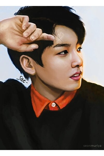 Universal Διακοσμητική Ξύλινη Αφίσα Jungkook Tablo Κωδικός5118