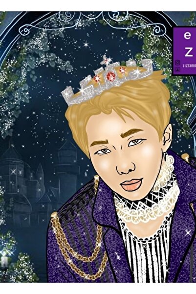 Universal Tablou prințul Namjoon, poster decorativ din lemn, Cod4113