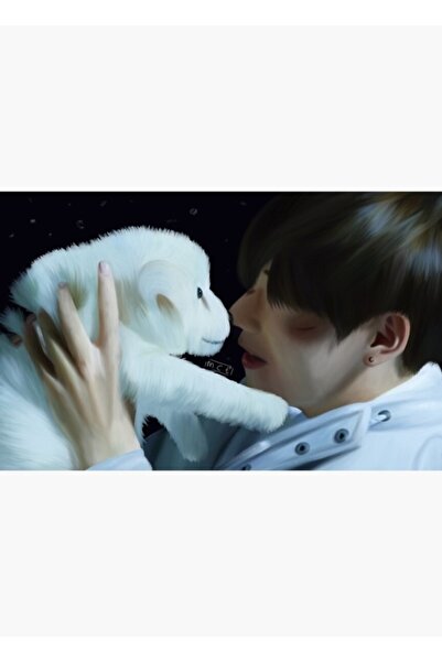 Universal Taehyung ~ Poster decorativ din lemn cu aripi, Cod2701