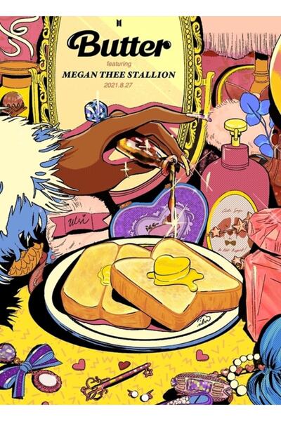 Universal Butter Thee Remix Tablo Poster din lemn decorativ Cod3087