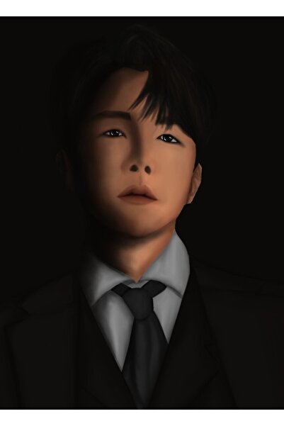 Universal Poster decorativ din lemn Jung Hoseok Kod4571