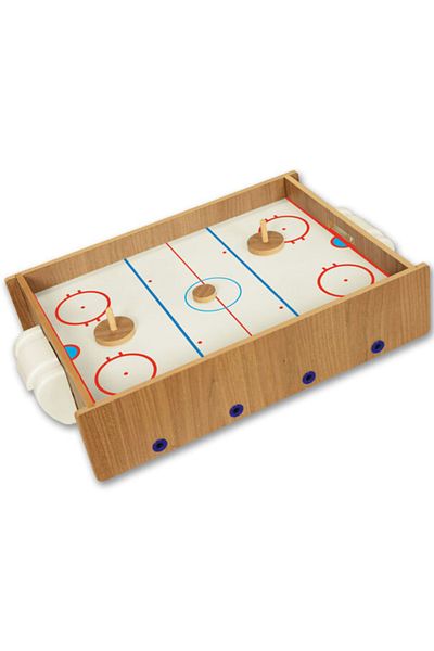 PARTİSERÜVENİ Matrax Set of 2 Toys - Wooden Hockey and Table Foosball Game, 1 in 1