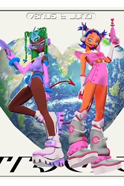 Universal Χαριτωμένο ζωγραφικό έργο τέχνης με κορίτσι της διαδικτύωσης, ξύλιν...