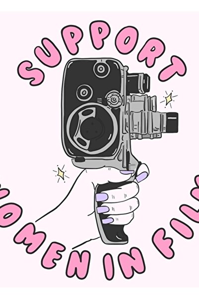 Universal Υποστηρίξτε τις γυναίκες στην ταινία Πίνακας Ξύλινη αφίσα Διακοσμητική