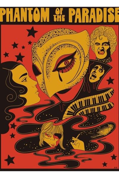 Universal Ξύλινη διακοσμητική αφίσα Ghost Painting