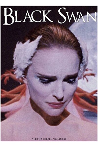 Universal Poster decorativ din lemn cu pictură cu lebădă neagră