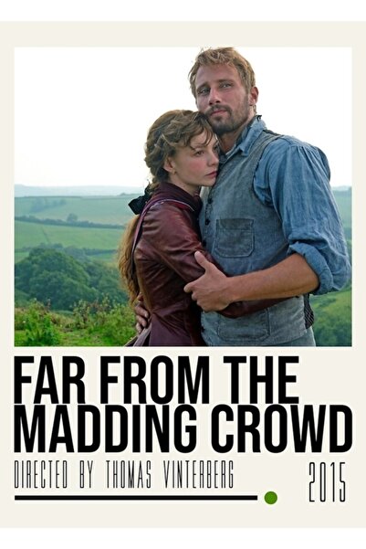 Universal Poster de film Crazy Far From The Crowd, tablou decorativ din lemn