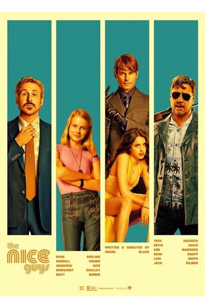 Universal Διακοσμητική Ξύλινη Αφίσα Πίνακα  "The Nice Guys "