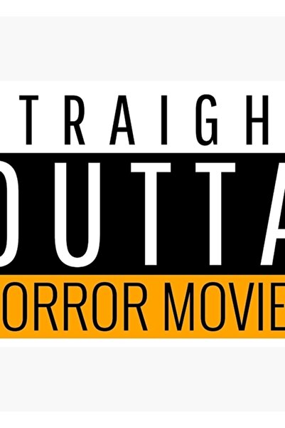 Universal Επιτραπέζια ξύλινη διακοσμητική αφίσα με θέμα τις ταινίες τρόμου