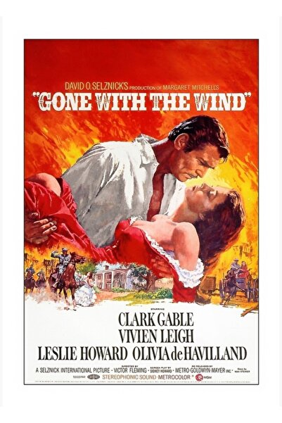 Universal Πήγε ο άνεμος όπως η ανεμογραφία Πίνακας αφίσας Ξύλινη διακοσμητική...