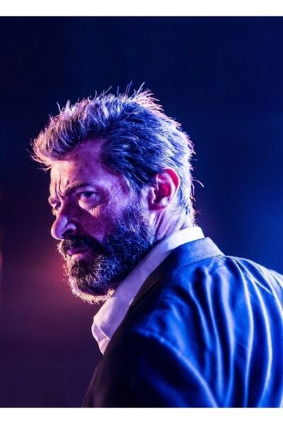 Universal Г-н Джакман (цветен) Дървен декоративен плакат за маса