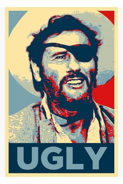 Universal Urâtă - Tablou decorativ din lemn cu personaje Bune, Rele și Urâte