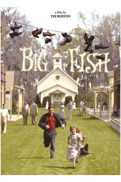 Universal Poster decorativ din lemn cu pești mari