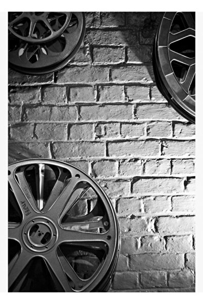 Universal Διακοσμητική ξύλινη αφίσα με ζωγραφιές από παλιά ταινίες