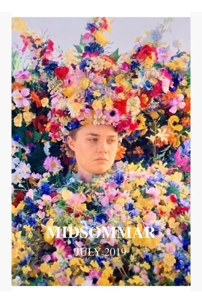 Universal Midsommar Εναλλακτικό Διαφημιστικό Πινακίδιο Ξύλινη Διακοσμητική Αφίσα