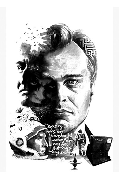 Universal Διακοσμητική ξύλινη αφίσα του σκηνοθέτη Νόλαν