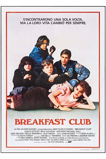 Universal Poster vintage Breakfast Club, tablou decorativ din lemn