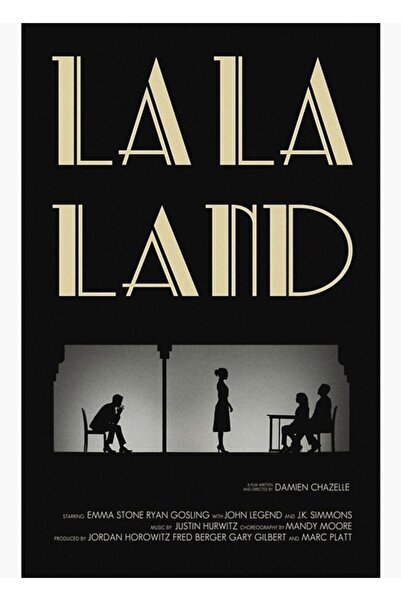 Universal لوحة ملصق La La Land ملصق خشبي للديكور