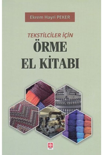 Generic Brand Örme El Kitabı -Ekrem hayri peker