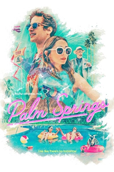 Universal Διακοσμητική ξύλινη αφίσα ζωγραφικής τέχνης Palm Springs