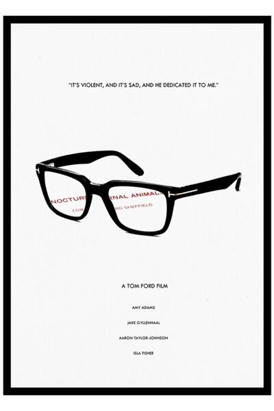 Universal Poster decorativ din lemn cu animale nocturne