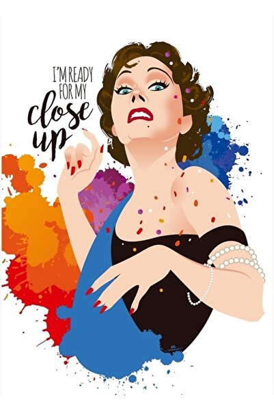 Universal Poster decorativ din lemn cu tematică de tablou în plan apropiat