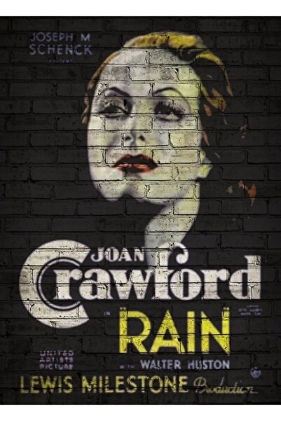 Universal Διακοσμητική ξύλινη αφίσα ζωγραφικής τέχνης Crawford