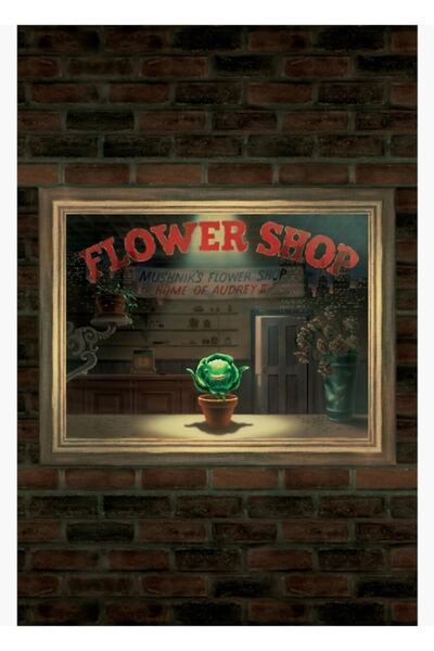 Universal Πλήρης Διακοσμητική Αφίσα Τοίχου για Ανθοπωλείο, με θέμα το  "Μικρό...
