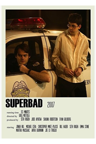 Universal Superbad Alternatif (5) Poster decorativ din lemn