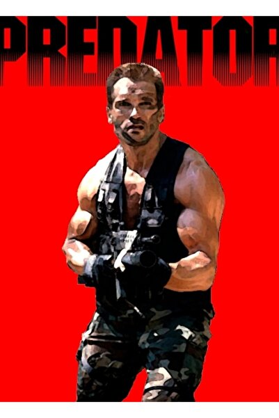 Universal Poster decorativ din lemn cu tematică Predator