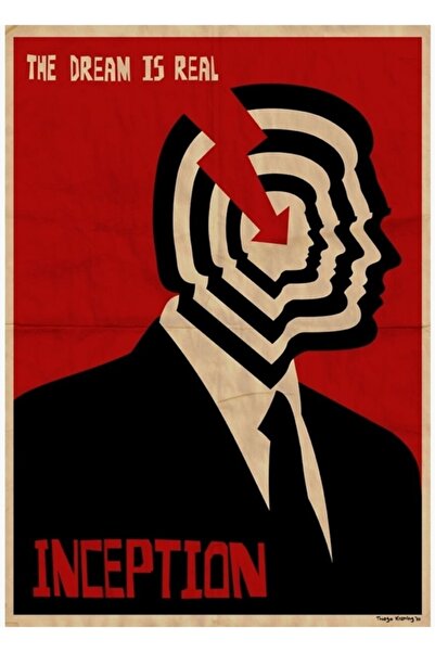 Universal Poster Inception Tablo Poster din lemn Decorativ