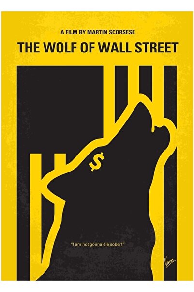 Universal No338- Tablou decorativ din lemn cu tema Wolf Of Wallstreet