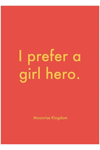 Universal Προτιμώ μια ηρωίδα - Απόσπασμα από τον Γουές Άντεσον - Ξύλινη διακο...