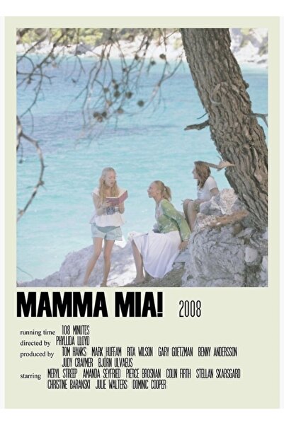 Universal Μάμμα Μία! Εναλλακτική (5) Ξύλινη Διακοσμητική Αφίσα Τέχνης