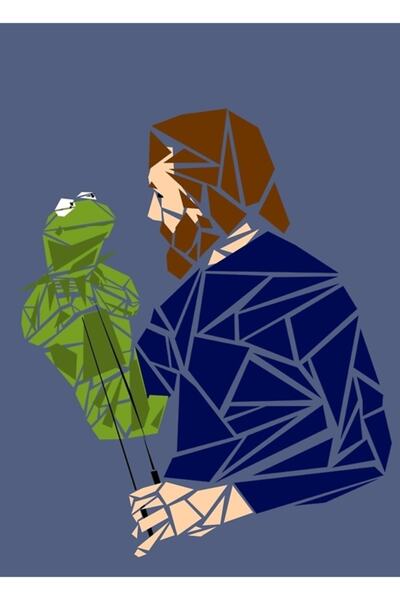 Universal Poster decorativ din lemn The Muppet Master Tablo