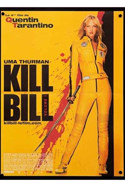 Universal Poster decorativ din lemn cu artă conceptuală Kill Bill